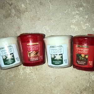 BUNDLE Yankee Candle Samplers Votive Candles (4)